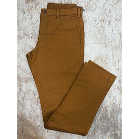 Quần Kaki Nam MEN Slim Fit Chino Flat Front Pants GREY - SIZE 29-30-32-34