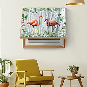 Tranh Che Ổ Điện Nhiều Mẫu Chim Hồng Hạc Hiện Đại Phù Hợp với Phòng Khách, Phòng Ngủ, Văn Phòng