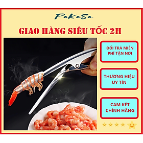 Dụng Cụ Lột Vỏ Tôm Chất Liệu Inox 304 Bền Đẹp An Toàn - Hàng Chính Hãng