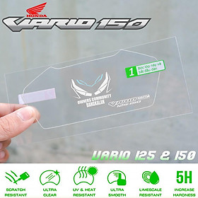 Miếng dán bảo vệ mặt đồng hồ Vario cao cấp chống trầy xước mặt đồng hồ Vario