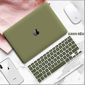 Mua COMBO 2in1 - Case Mácbook  Ốp Mácbook Pro Air 13 inch 13.3 inch 14 inch 16 inch - Màu Xanh Rêu - Hàng chính hãng