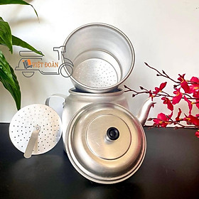 Mua Phin cà phê size to 100g  200g - Hàng gia công  nhôm dày  sáng bóng  kiểu dáng mới rất đẹp. Dụng cụ pha chế  đồ dùng cho