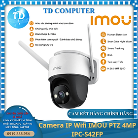 Mua Camera WiFi Imou S42FP D 4.0MP QHD 2K  Chưa có thẻ nhớ  Ngoài trời Có màu ban đêm - Hàng chính hãng DSS phân phối