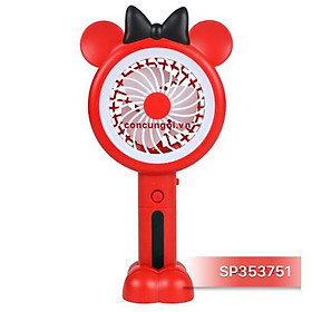 Mua HỘP QUẠT BÀN PIN CHUỘT MICKEY ĐÈN + ĐẾ + SẠC usb   HR5536A (Hộp)- SP353751