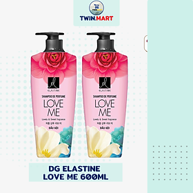 TPHCM Dầu gội Elastine hương nước hoa - thương hiệu Hàn Quốc - Love Me - Pure Breeze - Kiss the rose 600ml - Love Me