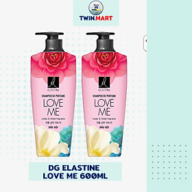 TPHCM Dầu gội Elastine hương nước hoa - thương hiệu Hàn Quốc - Love Me - Pure Breeze - Kiss the rose 600ml