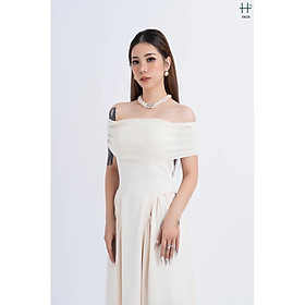 Đầm suông rộng sang trọng -D28 - Kem, Kem