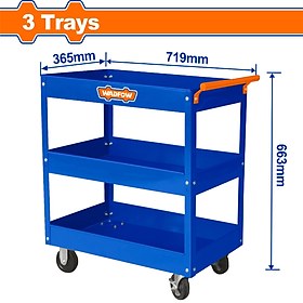 Mua XE ĐẨY ĐỰNG ĐỒ NGHỀ 3 NGĂN 719X365X663M M WCS1A13 WADFOW - HÀNG CHÍNH HÃNG