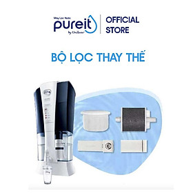 Mua  COMBO TIẾT KIỆM  Bộ lọc đầy đủ thay thế máy lọc nước Pureit Excella 3000L và Lưới lọc vi sợi Thiết kế mới - Hàng chính hãng