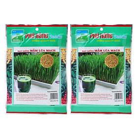Bộ 2 Gói Hạt Giống Mầm Lúa Mạch Phú Nông (100g / Gói)