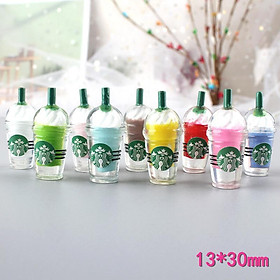 Mua Charm slime - Cốc sinh tố starbuck/ trang trí ốp lưng/ decor ốp lưng quà tặng trang trí