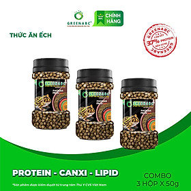 Thức ăn Ếch Pacman GREENABC – Protein 37, tiêu hóa tốt, lên màu đẹp, ăn ngon – Hộp 50g & 230g