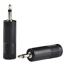 Jack chuyển 3.5mm đực ra 6.5mm cái cho micro karaoke không dây