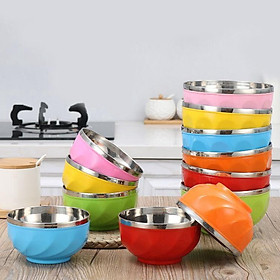 Mua Tô Inox 2 Lớp Cách Nhiệt Nhiều Màu 14Cm