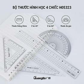 Guangbo - Thước Bộ Dẻo 4 Chi Tiết H05323 20cm