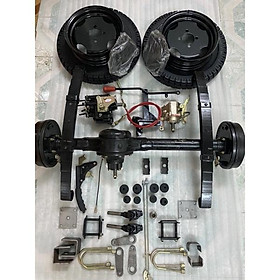 Mua Bộ phụ tùng chế xe đầy đủ cầu liền 120cm số lùi cốt 17li dùng cho động cơ 100 110 125cc