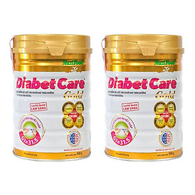Combo 2 hộp Sữa bột Nutifood DiabetCare Gold 900g DD cho người bị tiểu