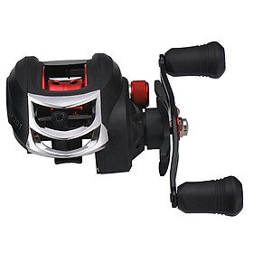 Máy câu cá Baitcasting Reel vòng bi 17+1 , tốc độ cao-Size Tay trái