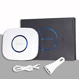 Máy lọc không khí ô tô, phòng làm việc, phòng ngủ Bnowi kiêm tạo thơm, cổng sạc USB