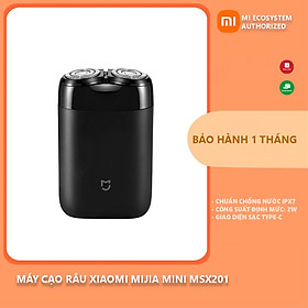 Máy Cạo Râu Mini Xiaomi Mijia S100 MSX201, 2 lưỡi, chống nước IPX7