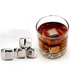 Mua Đá lạnh inox không tan vĩnh cửu hộp 8 viên kèm 1 gắp _Giá Rẻ