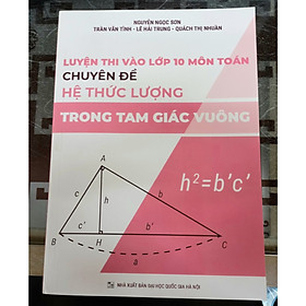 Nơi bán Luyện thi vào lớp 10 môn toán chuyên đề hệ thức lượng trong tam giác vuông - Giá Từ -1đ