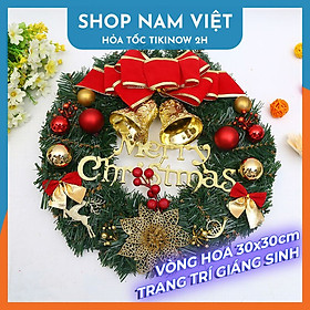 Vòng Hoa Nguyệt Quế Trang Trí Giáng Sinh