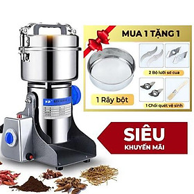 Máy xay bột khô đa năng SEKA, xay bột mịn, bột khô các loại 1000g/mẻ