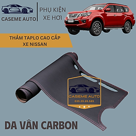 [NISSAN] Thảm Taplo 3 Lớp Dành Cho Các Xe Hãng NISSAN, Da Vân Carbon Cao Cấp - Hàng Chính Hãng