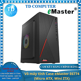 Vỏ máy tính Case eMaster E6774 (Micro ATX, Mini ITX) - Hàng chính hãng Hằng Thịnh phân phối