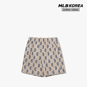 MLB - Quần shorts unisex ống rộng lưng thun Classic Monogram 3ASMM0133