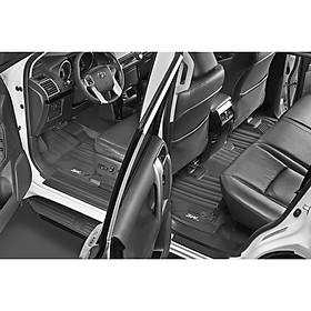 Thảm lót sàn xe ô tô dành cho TOYOTA RAV4 2013-2018 Nhãn hiệu Macsim 3W chất liệu nhựa TPE đúc khuôn cao cấp - màu đen