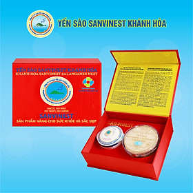 Hộp quà tặng Yến sào Sanvinest Khánh Hòa chính hiệu tinh chế 50g - Q550