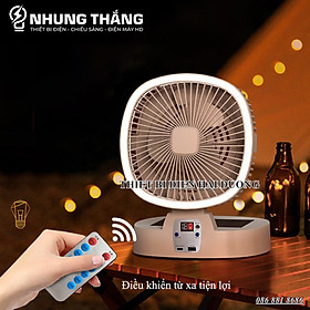 Mua Quạt Sạc Tích Điện - Sạc Năng Lượng Mặt Trời QS-2651 - 5 Tốc Độ Gió - Pin 5000mAh - Điều Khiển Từ Xa - CÓ VIDEO
