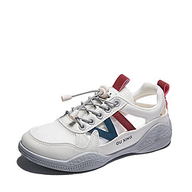 Giày thể thao nữ đế êm nhẹ, thoáng khí đế cao su đúc, chống trơn trượt hạn chế mòn – GNU2065 - Đỏ - 38