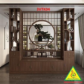 Mua Vách ngăn phòng khách nhà bếp  Tủ kệ vách ngăn phòng 3VTK04 - Nội thất lắp ráp Viễn Đông ADV