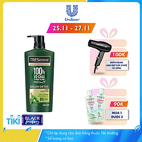 Dầu Gội Tresemmé Salon Detox Gừng Và Trà Xanh Detox Tóc Chắc Khoẻ - 850g