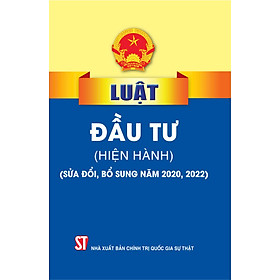 Luật Đầu tư (hiện hành) (sửa đổi, bổ sung năm 2020, 2022) - 2020