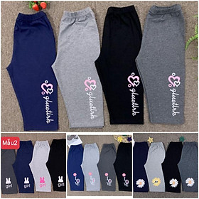 (VỪA VỀ lô mới bổ sung)QUẦN LEGGING LỬNG NGỐ CHO BÉ GÁI SIZE ĐẠI CỒ 23-47KG