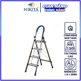 Hình ảnh Thang nhôm ghế bậc lớn Nikita NKT-DL04