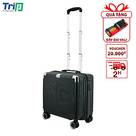 TẶNG DÂY ĐAI - Vali kéo TRIP Lux88 size 16inch xách tay máy bay nhựa PC/ABS - Bảo hành 5 năm - Hàng chính hãng
