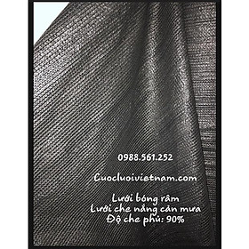 Mua khổ rộng 3m - lưới bóng râm - lưới che nắng cản mưa cường độ cao - 70% - 80% - 90%