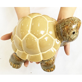Mua Tượng rùa gốm sứ tráng men size lớn - Tượng gốm trang trí  decor sân vườn