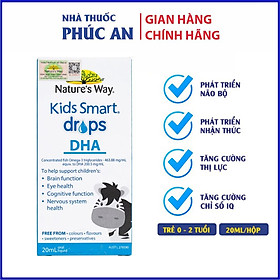 DHA Nature s Way Kids Smart Drops DHA 20ml dạng giọt giúp phát triển não bộ