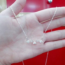 Dây chuyền bạc đính đá cao cấp YN JEWELRY