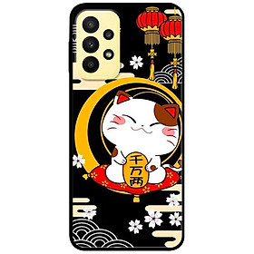 Ốp lưng dành cho Samsung A13 4G mẫu Mèo Nền Đen