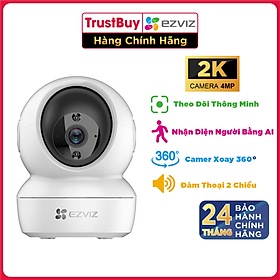 Camera WIFI EZVIZ C6N 4MP, Độ Phân Giải 2K, Đàm Thoại 2 Chiều, Hồng Ngoại Đêm 10m, Xoay Dọc 55 Độ Xay Ngang 360 Độ - Hàng Chính Hãng