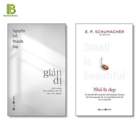 Combo 2 Cuốn: Giản Dị + Nhỏ Là Đẹp (Tặng Kèm Bookmark Bamboo Books)