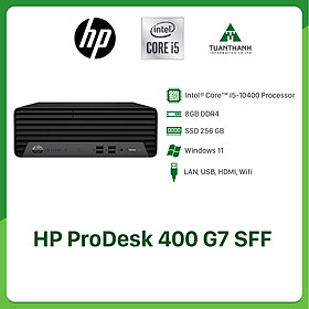 Mua Máy tính để bàn - PC đồng bộ HP ProDesk 400 G7 SFF 60U56PA/ 8GB/ 256GB SSD/ DVDRW/ VGA/ Wifi+BT/ Windows 11 - Hàng Chính Hãng - Bảo hành 12 tháng