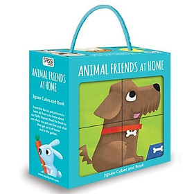 Hình ảnh Animal Friends At Home (Jigsaw Cubes & Book)